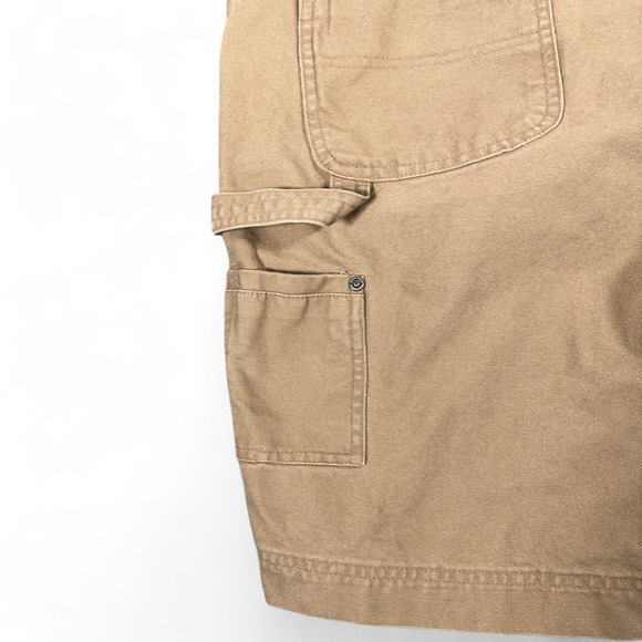 Jesse James Shorts Mens 34 Brown Regular Carpenter Industrial Workwear Canvas - Picture 8 of 10